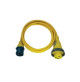 Marine Cordset - 15 m - Yellow Color - 32 A - 230 V - F3215IEC-SY-AM - FURRION